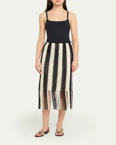 Zimmermann Wanderlust Macrame Maxi Skirt | Thumbnail 2 Zimmermann Wanderlust Macrame Maxi Skirt | Thumbnail 2