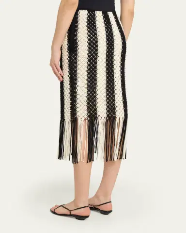Zimmermann Wanderlust Macrame Maxi Skirt | Thumbnail 3 Zimmermann Wanderlust Macrame Maxi Skirt | Thumbnail 3