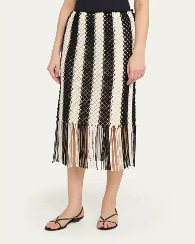 Zimmermann Wanderlust Macrame Maxi Skirt | Thumbnail 4 Zimmermann Wanderlust Macrame Maxi Skirt | Thumbnail 4