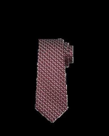 Kiton Men's Geometric Jacquard Silk 7-Fold Tie | Thumbnail 2 Kiton Men's Geometric Jacquard Silk 7-Fold Tie | Thumbnail 2