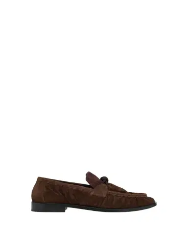 Bottega Veneta Men's Astaire Supple Suede Loafers | Thumbnail 1 Bottega Veneta Men's Astaire Supple Suede Loafers | Thumbnail 1