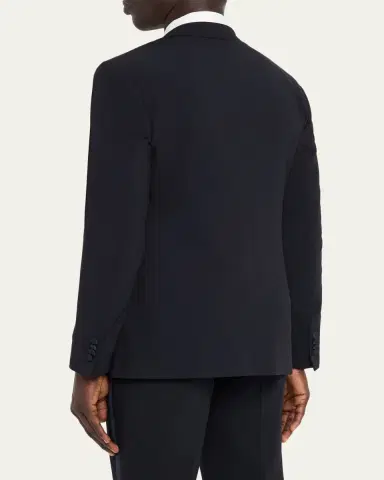 Giorgio Armani Men's Soho Line Wool Peak-Lapel Dinner Jacket | Thumbnail 3 Giorgio Armani Men's Soho Line Wool Peak-Lapel Dinner Jacket | Thumbnail 3