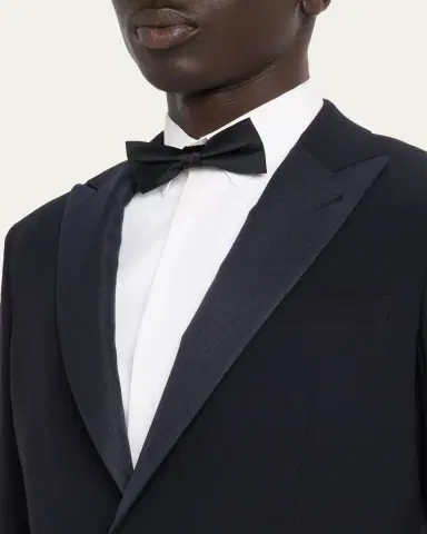 Giorgio Armani Men's Soho Line Wool Peak-Lapel Dinner Jacket | Thumbnail 5 Giorgio Armani Men's Soho Line Wool Peak-Lapel Dinner Jacket | Thumbnail 5