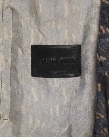 Giorgio Armani Geometric Single-Breasted Jacket | Thumbnail 10 Giorgio Armani Geometric Single-Breasted Jacket | Thumbnail 10