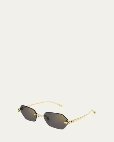 Cartier Panthère de 55mm Geometric Sunglasses | Thumbnail 2 Cartier Panthère de 55mm Geometric Sunglasses | Thumbnail 2
