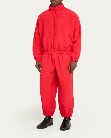 Willy Chavarria Men's Bad Boy Nylon Track Jacket | Thumbnail 2 Willy Chavarria Men's Bad Boy Nylon Track Jacket | Thumbnail 2