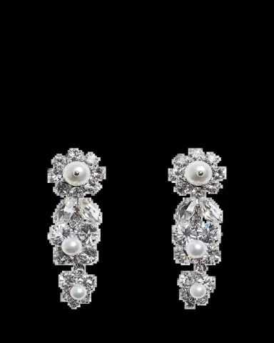 Simone Rocha Daisy Cluster Earrings | Thumbnail 2 Simone Rocha Daisy Cluster Earrings | Thumbnail 2