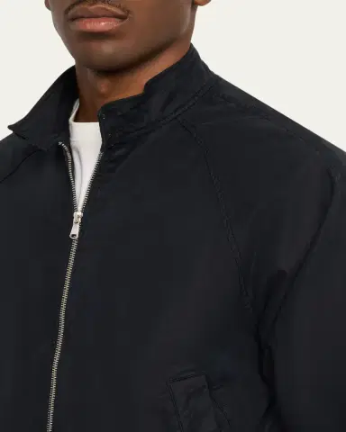 OFFICINE GÉNÉRALE Men's Faded Black Cotton Twill Cory Jacket | Thumbnail 5