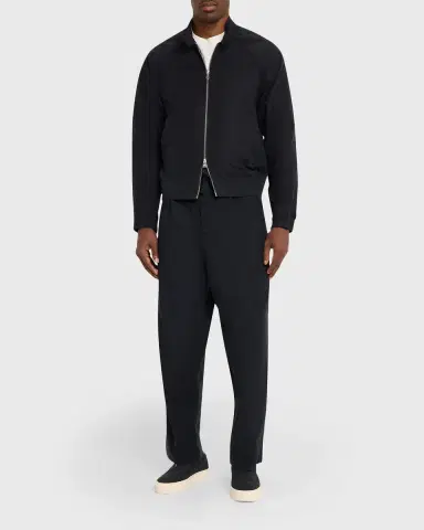 OFFICINE GÉNÉRALE Men's Faded Black Cotton Twill Cory Jacket | Thumbnail 6