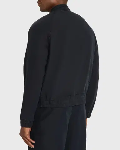 OFFICINE GÉNÉRALE Men's Faded Black Cotton Twill Cory Jacket | Thumbnail 7