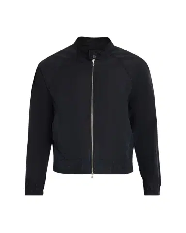 OFFICINE GÉNÉRALE Men's Faded Black Cotton Twill Cory Jacket | Thumbnail 1