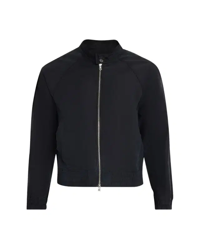 Officine Generale Men's Faded Black Cotton Twill Cory Jacket
