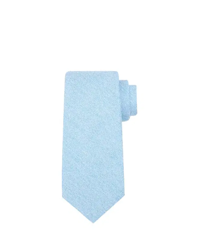 Men's Solid Silk 7-Fold Tie