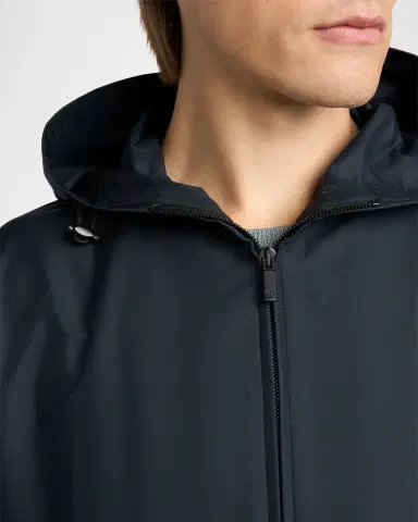 Giorgio Armani Men's Silk and Nylon Full-Zip Hoodie | Thumbnail 9 Giorgio Armani Men's Silk and Nylon Full-Zip Hoodie | Thumbnail 9