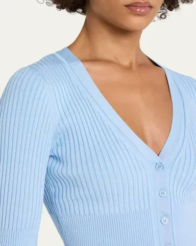 Simkhai Ailany Cropped Cardigan | Thumbnail 5 Simkhai Ailany Cropped Cardigan | Thumbnail 5