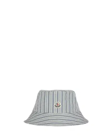 Moncler Men's Stripe Bucket Hat | Thumbnail 1 Moncler Men's Stripe Bucket Hat | Thumbnail 1