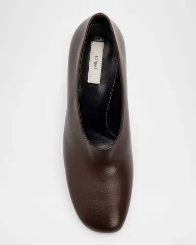 Toteme 85mm Contour Nappa Leather Pumps | Thumbnail 6 Toteme 85mm Contour Nappa Leather Pumps | Thumbnail 6