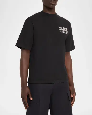 Willy Chavarria Men's Fashion Service Cotton T-Shirt | Thumbnail 8
