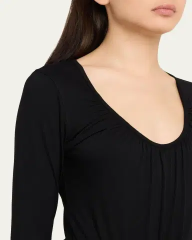L'Agence Cassandra Ruched Bodysuit | Thumbnail 5