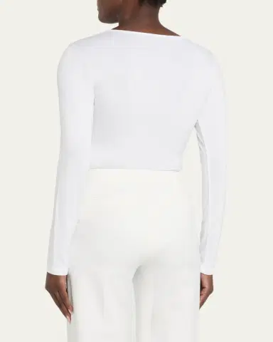 L'Agence Cassandra Ruched Bodysuit | Thumbnail 7