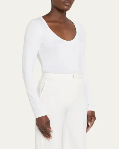 L'Agence Cassandra Ruched Bodysuit | Thumbnail 8