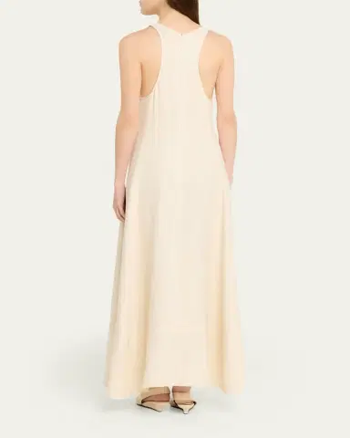 TOTEME Scoop-Neck Sable Maxi Dress | Thumbnail 3 TOTEME Scoop-Neck Sable Maxi Dress | Thumbnail 3