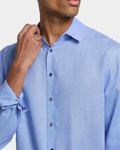 Giorgio Armani Men's Linen Classic-Fit Sport Shirt | Thumbnail 9