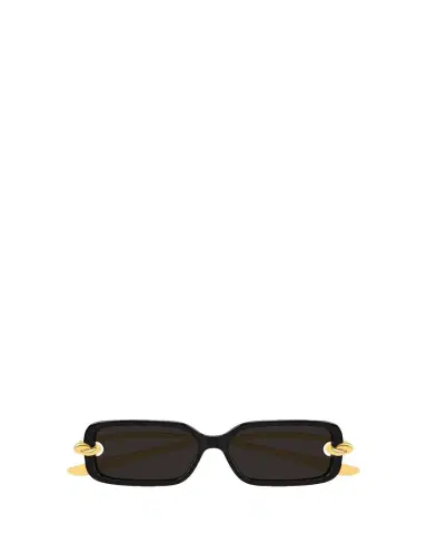 Bottega Veneta 56mm Acetate & Metal Rectangular Sunglasses | Thumbnail 1 Bottega Veneta 56mm Acetate & Metal Rectangular Sunglasses | Thumbnail 1