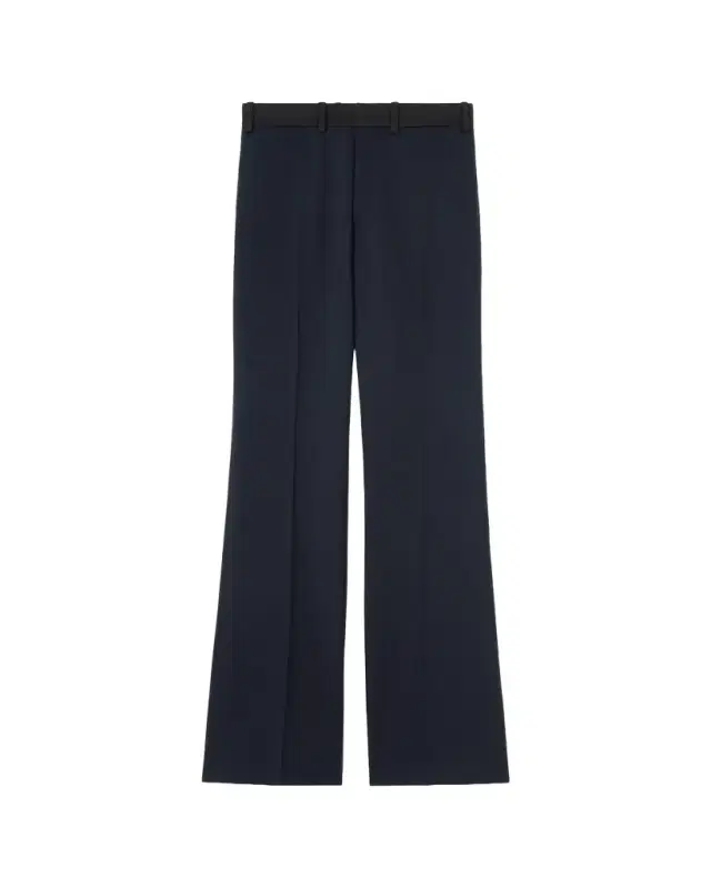 Kendrik Contrast-Waistband Bootcut-Leg Trousers