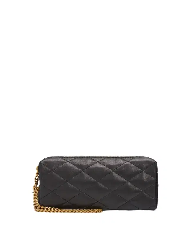 Saint Laurent Cassandre Quilted Leather Wristlet Clutch Bag