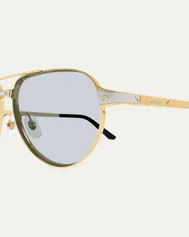 Cartier Men's CT0425S-006 Metal and Acetate Aviator Sunglasses | Thumbnail 4 Cartier Men's CT0425S-006 Metal and Acetate Aviator Sunglasses | Thumbnail 4