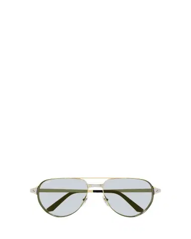 Cartier Men's CT0425S-006 Metal and Acetate Aviator Sunglasses | Thumbnail 1 Cartier Men's CT0425S-006 Metal and Acetate Aviator Sunglasses | Thumbnail 1