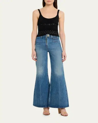 Ulla Johnson Odelia High-Rise Flare Jeans | Thumbnail 2 Ulla Johnson Odelia High-Rise Flare Jeans | Thumbnail 2