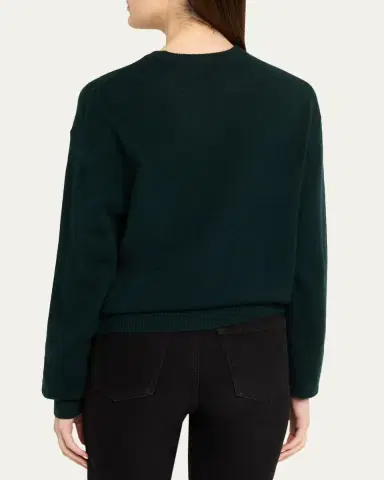 TOTEME Classic Cashmere Crewneck Sweater | Thumbnail 3 TOTEME Classic Cashmere Crewneck Sweater | Thumbnail 3