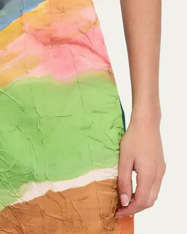 Ulla Johnson x Helen Frankenthaler Inez Satin Pencil Skirt | Thumbnail 5 Ulla Johnson x Helen Frankenthaler Inez Satin Pencil Skirt | Thumbnail 5