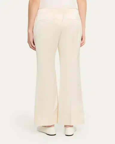 Toteme Kick Flare Raw-Edge Trousers | Thumbnail 3