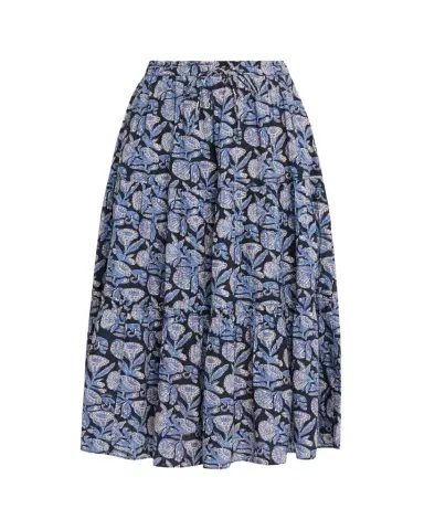 Ulla Johnson Nessa Tiered Midi Skirt | Thumbnail 1