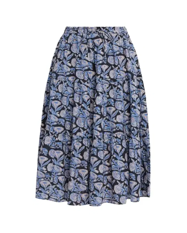 Nessa Tiered Midi Skirt Nessa Tiered Midi Skirt
