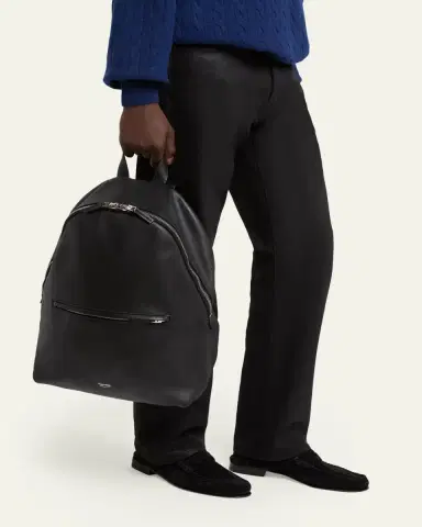 Tom Ford Men's Soft Leather Backpack | Thumbnail 2 Tom Ford Men's Soft Leather Backpack | Thumbnail 2