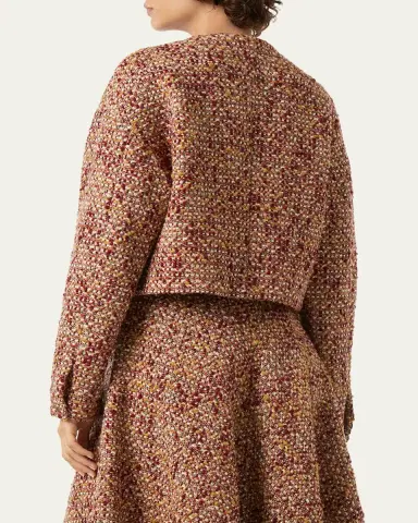 Loro Piana Geneva Single-Breasted Boucle Jacket | Thumbnail 3 Loro Piana Geneva Single-Breasted Boucle Jacket | Thumbnail 3
