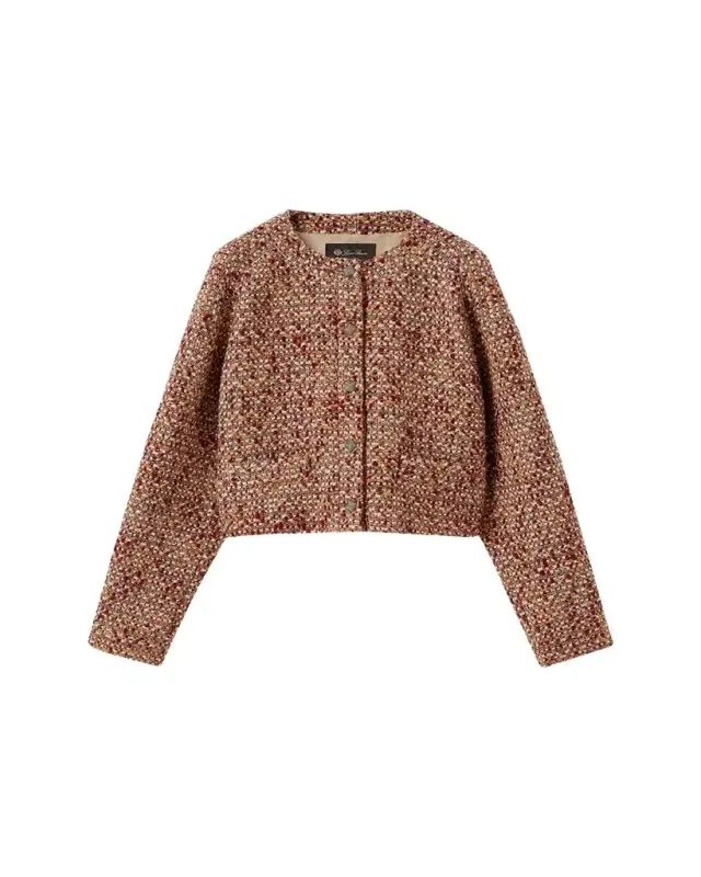 Geneva Single-Breasted Boucle Jacket