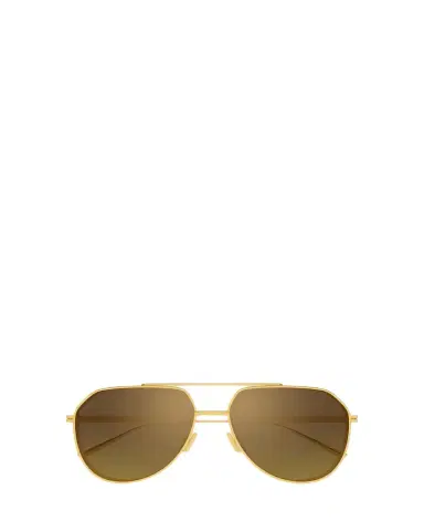 Bottega Veneta Ribbon 60mm Metal Aviator Sunglasses | Thumbnail 1 Bottega Veneta Ribbon 60mm Metal Aviator Sunglasses | Thumbnail 1