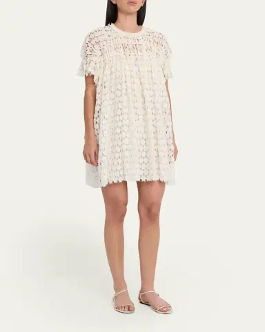 Ulla Johnson Layla Lace Mini Dress | Thumbnail 4 Ulla Johnson Layla Lace Mini Dress | Thumbnail 4