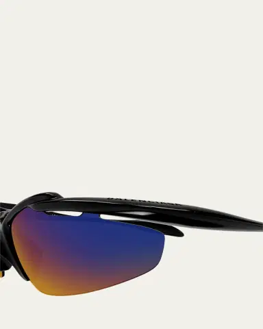 Balenciaga 72mm Wraparound Shield Sunglasses | Thumbnail 3 Balenciaga 72mm Wraparound Shield Sunglasses | Thumbnail 3