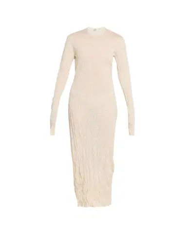 TOTEME Rippled Long-Sleeve Column Dress | Thumbnail 1 TOTEME Rippled Long-Sleeve Column Dress | Thumbnail 1