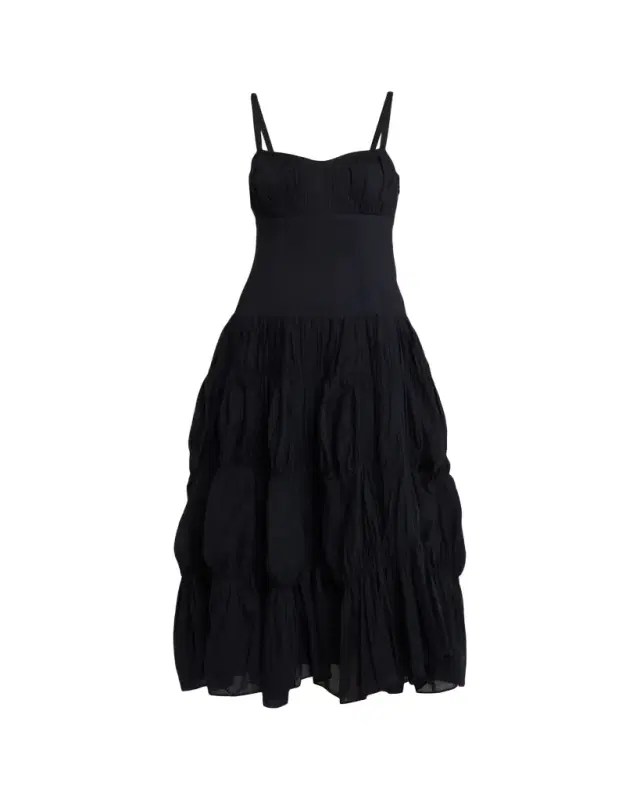Emmalina Tiered Cotton Midi Dress