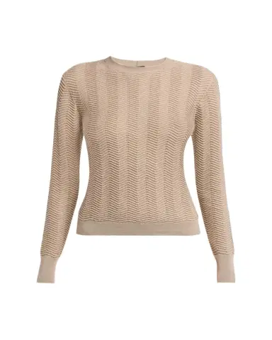 Giorgio Armani Chevron Cashmere Knit Crewneck Sweater | Thumbnail 1 Giorgio Armani Chevron Cashmere Knit Crewneck Sweater | Thumbnail 1