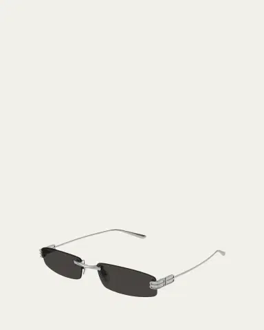 Balenciaga 62mm Metal Rectangular Sunglasses | Thumbnail 2 Balenciaga 62mm Metal Rectangular Sunglasses | Thumbnail 2