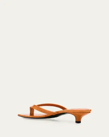 Toteme 35mm Croc-Embossed Leather Heeled Flip Flops | Thumbnail 4