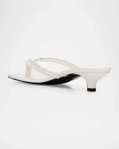 Toteme 35mm Croc-Embossed Leather Heeled Flip Flops | Thumbnail 8